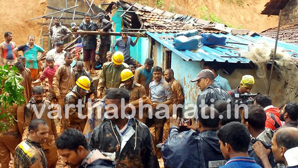 ಕುಮಟಾ: ಗುಡ್ಡ ಕುಸಿದು ಮೂವರು ಮಕ್ಕಳು ಮೃತ್ಯು